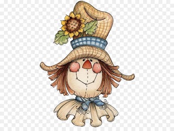 Scarecrow Face Halloween Clip art - Hat doll 