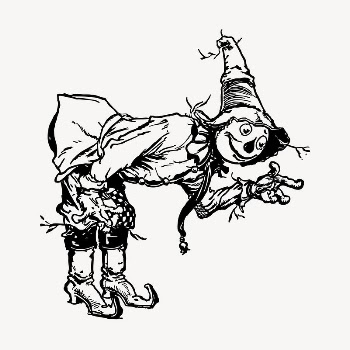Scarecrow, Halloween drawing, vintage illustration | Free Vector - rawpixel