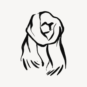 Scarf collage element, drawing illustration | Free Photo - rawpixel