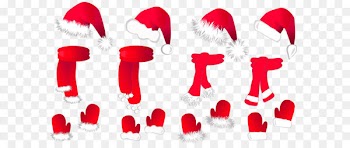 Scarf Stock photography Stock illustration Royalty-free - Transparent Christmas Santa Hat and Scarfs Collection PNG Clipart 