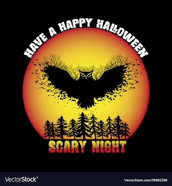 scary night halloween t-shirt design