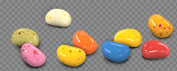 Scattered Jellybeans transparent PNG - StickPNG