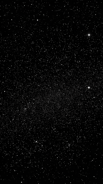 Scattered Stars on Pure Black Background