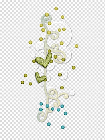 Scatterz Part , green heart illustration transparent background PNG clipart
