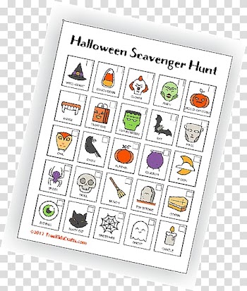 Scavenger hunt Autumn Super Bowl Thanksgiving, Scavenger Hunt transparent background PNG clipart