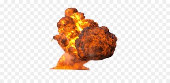 Scene explosion red mushroom cloud free to pull 
