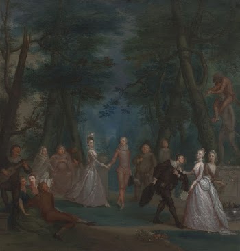 Scene in a park, with figures | Free Photo - rawpixel