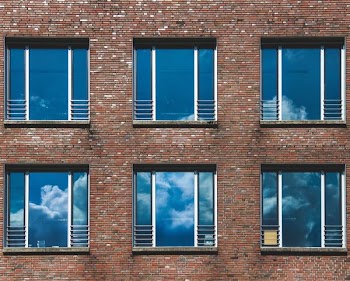 scenery of brown building