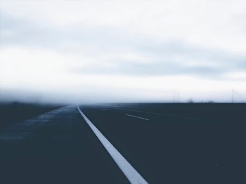 scenery of empty road