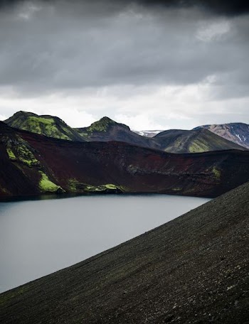 scenery of mountain hill