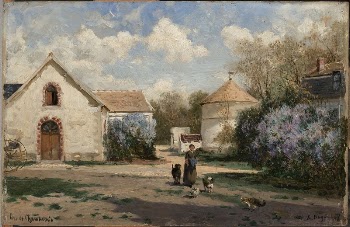 Scenery outside paris with woman | Free Photo - rawpixel