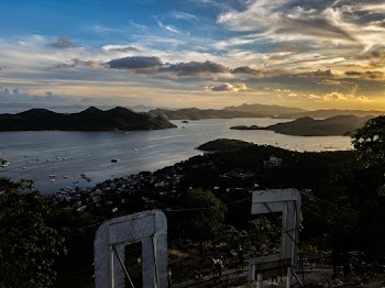 Scenic Photo of Islands During Golden Hour
