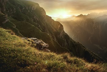 Scenic Photo Of Mountains During Dawn