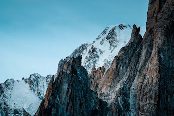Scenic Photo Of Snow Capped Mountains