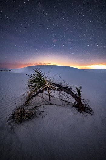 Scenic Photo Of Snow Under Night Sky