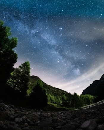 Scenic Photo Of Starry Night Sky