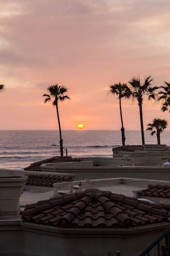 Scenic Photo Of Sunset  