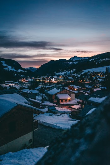 Scenic Photo Of Town During Dawn  