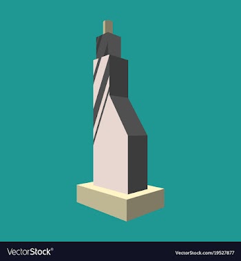 Scenic view of a city downtown landscape with vector image
