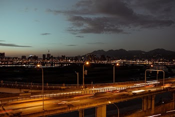 Scenic View Of City During Dawn