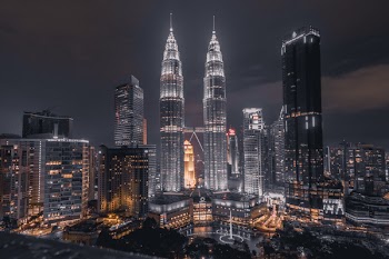 Scenic View Of City During Evening