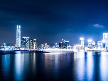 Scenic View of City Lights