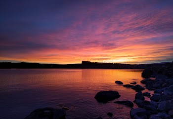 Scenic View of Lake During Dawn