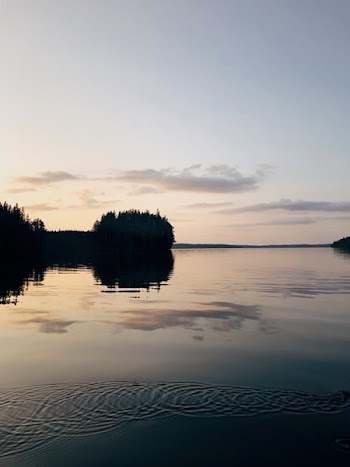 Scenic View of Lake During Dusk