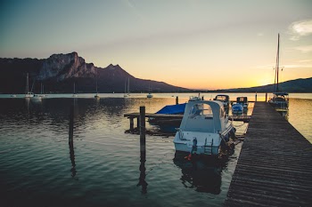 Scenic View Of Mountain During Dawn