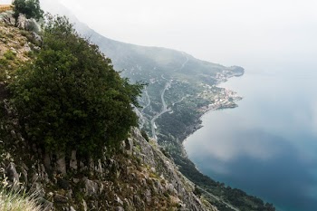 Scenic View of Mountain Side Near Sea