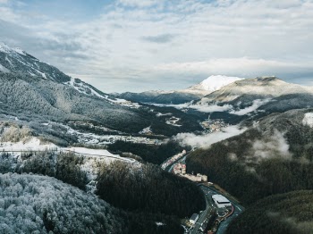 Scenic View of Mountains