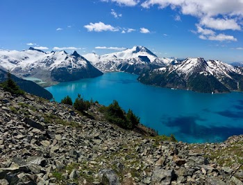 Scenic View Of Snow Capped Mountains