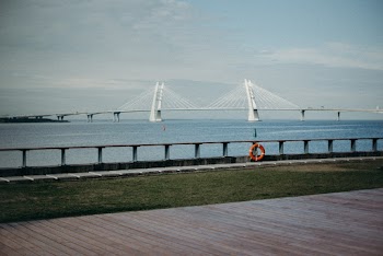 Scenic View Of Suspension Bridge During Daytime