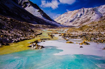 Scenic View of the Mountains