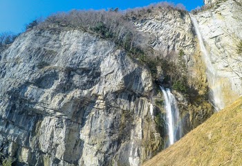 Scenic View of Waterfalls