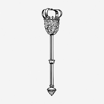 Scepter drawing, vintage medieval royal | Free Photo - rawpixel