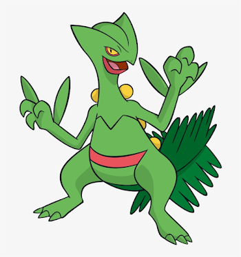 Sceptile Global Link Artwork - Pokemon Sceptile PNG Image ...
