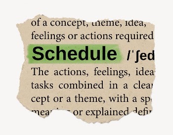 Schedule ripped dictionary, editable word | Free PSD - rawpixel