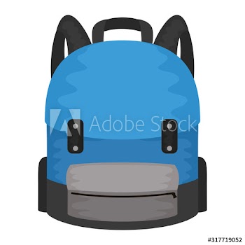 school bag equipment icon