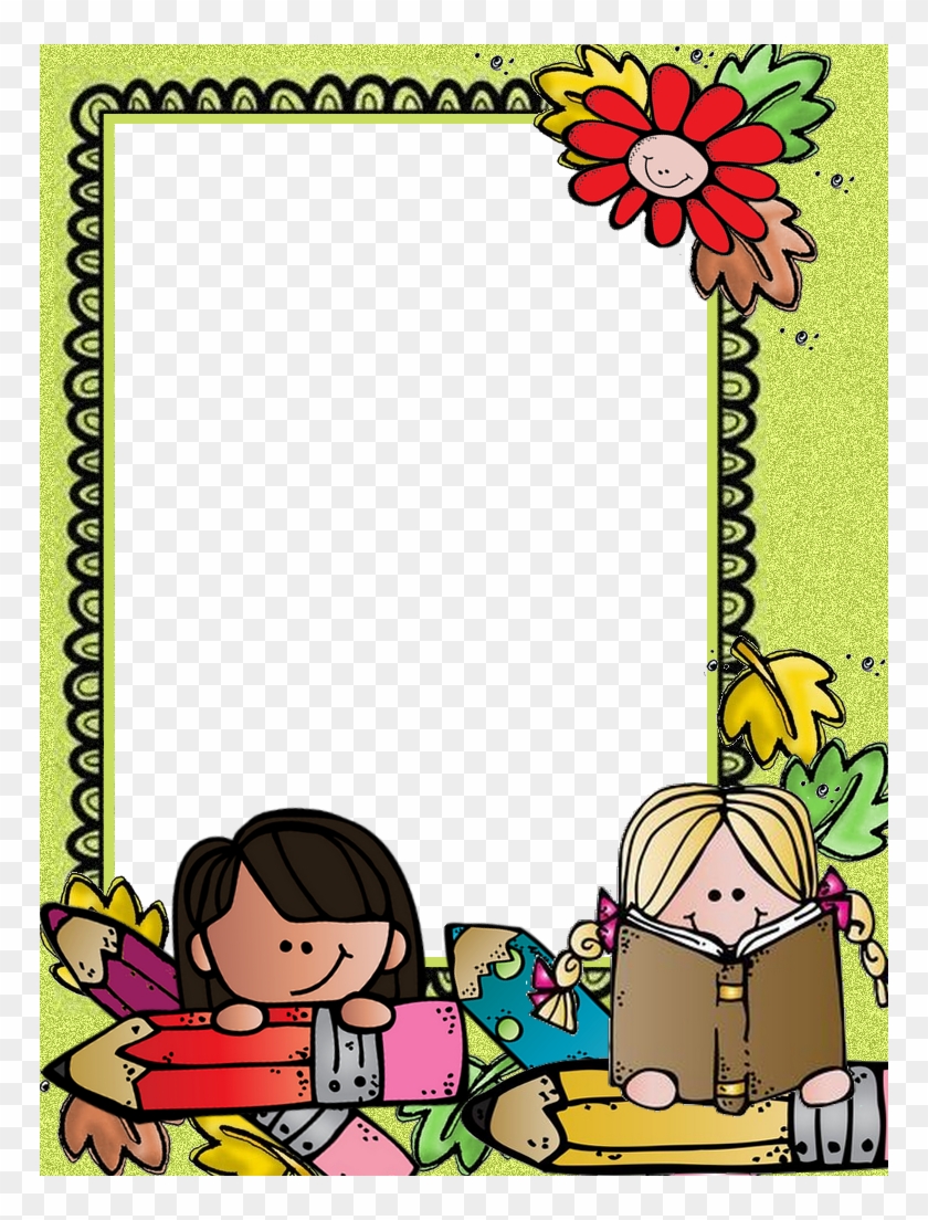 School Border, Cute Poster, Binder Covers, School Frame, - School