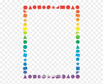School Border Transparent Png - Shapes Border Clipart
