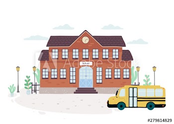 School building front view