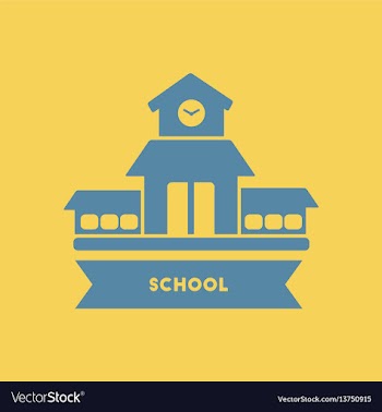 School building vector image