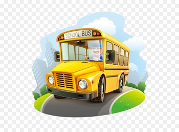 School bus Cartoon Illustration - school bus 