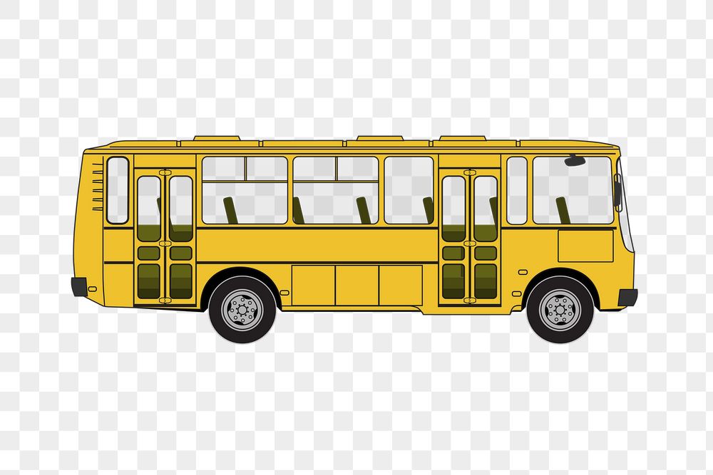 School bus png sticker, vehicle | Free PNG - rawpixel