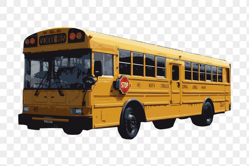 School bus png sticker, vehicle | Free PNG - rawpixel