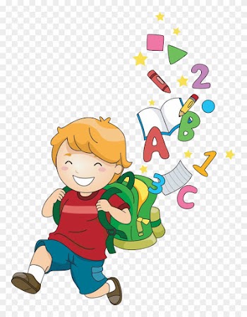 School Child Cartoon Clip Art - Learn Child Png
