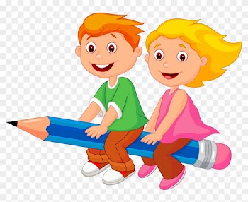 School Children Clip Art Personnages Illustration Individu - School Boy And Girl Cartoon