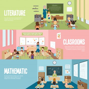 School classroom banners