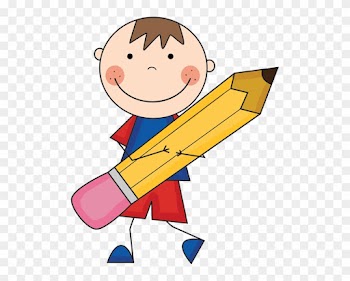 School Clipart, School Craft, Cartoon Kids, Stick Figures, - Let's Write A Story